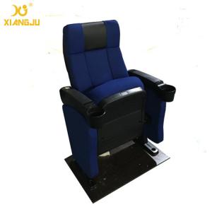 Luxury Hall Upwarp Seat Cinema Theater Room Seating With Foldable Armrest PP