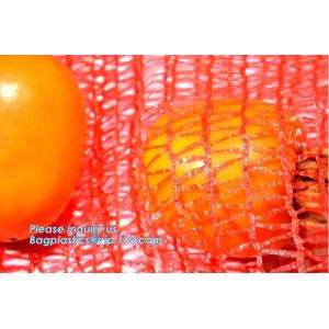 40x60cm yellow raschel mesh onion packing bag,Hot sale PE raschel mesh bag for