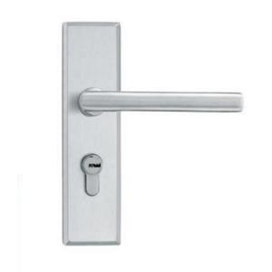 Interior Safe Door Locks Handle Set Polished Stainless Steel Screw Mounted