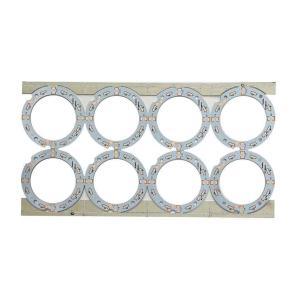 Aluminium Single Sided PCB Circuit Board 1oz Copper For LED Lighting