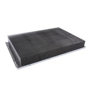 Customizable Aluminum Heatsink With Black Anodizing And Adjustable Fin Height