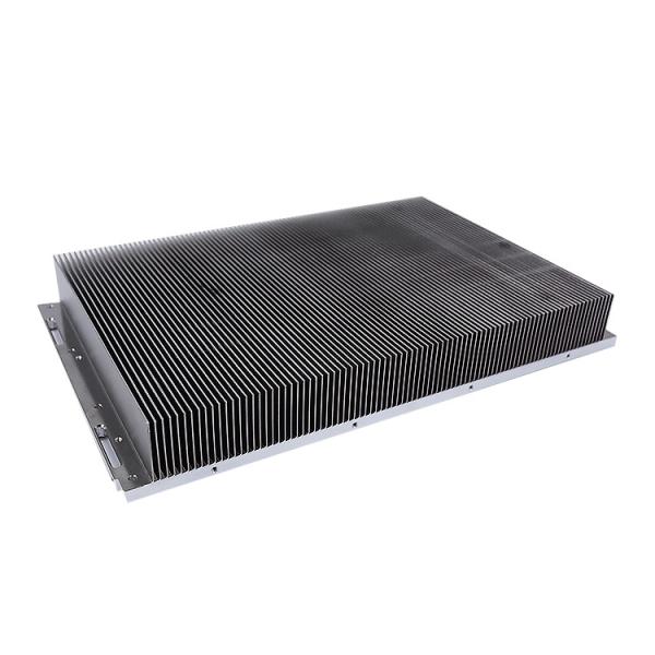Quality Customizable Aluminum Heatsink With Black Anodizing And Adjustable Fin Height for sale