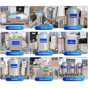 UHT Milk Yogurt Processing Line 2T/D – 500T/D