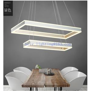 China Rectangle  Simple  Hanging  Lamp Pendant  Lightings  And Chadelier  156w on sale