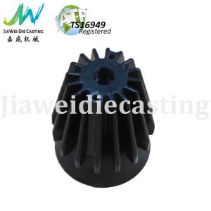 China Black Powder Coated Die Cast Lighting Parts , LED Light ADC12 Aluminum Housing on sale