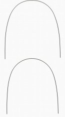 Orthodontic Wires Super Elastic Niti Arch Wires (Rund & Rectangular) Dental