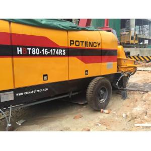 China Underground Concrete Pump 200m Theoretical Vertical Reach 0.7 - 0.8m3 Hopper Capacity on sale