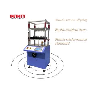 High-speed Button Testing Machine For Press Head Diameter 6mm Shaw Hardness 65