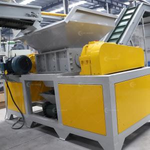 15kW PLC Controlled Mini Aluminum Can Shredder/Glass Shredding Machine