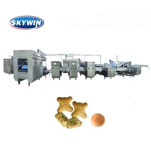 100kg-1800kg/Hr Chocolate Filled Bear Biscuit Processing Line