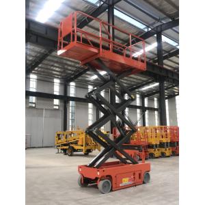 Wholesale Self Propelled Scissor Lift Elevator 8m Hydraulic Driven Manganese Steel from china suppliers