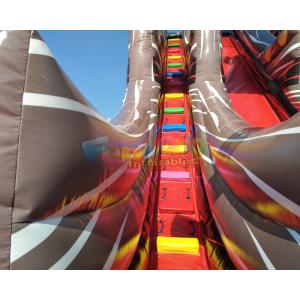18m Inflatable Commercial Pirate Ship Slide / Blow Up Water Slide