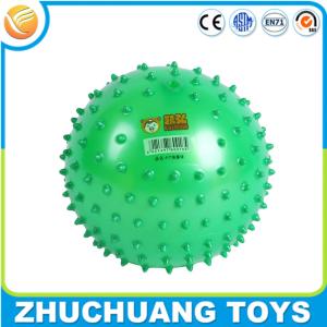 China 10cm plastic inflatable spiky sensory balls toys on sale
