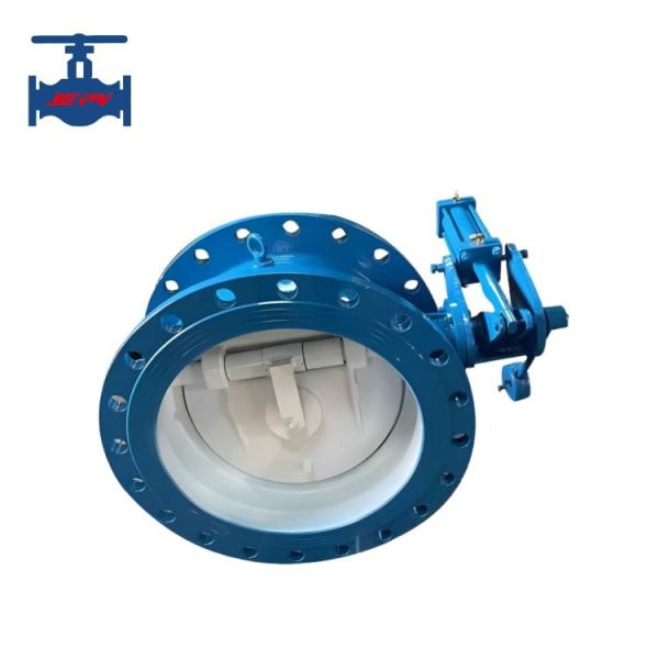Ductile Iron Cast Steel Hydraulic Buffered Tilting Check Valve For Water