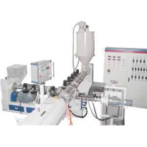 HDPE PP PPR PE Pipe Single Screw Extruder Line With 1 Year Warranty , Fully
