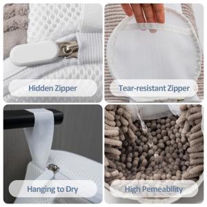 CROSS-BORDER PLUSH SHOE WASH BAG WITH FLEECE-LINED SHOE WASH BAG SHOE WASH BAG