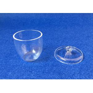 Transparent Quartz Glass Crucible With Cover Various Volumes Optional