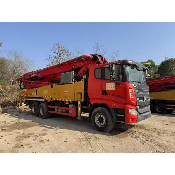 Quality SANY Second Hand Pump Truck with 49m Max Vertical Reach and 170m3/h Max Theoretical Output for sale