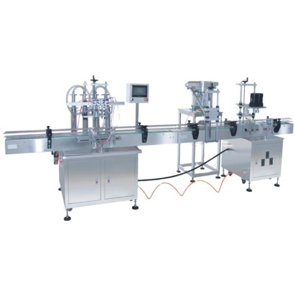 Quality Full Automatic Bottle Filling Capping And Labeling Machine lines for sale