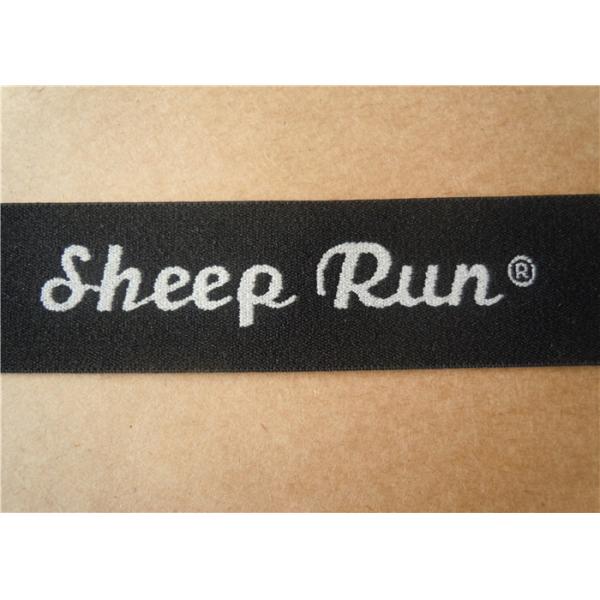 Quality Black Spandex Jacquard Elastic Waistband Webbing Straps Customized for sale