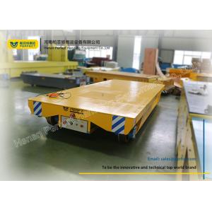 Explosion Proof Metallurgy Rail Guided Vehicle Trailer Adjustable Speed