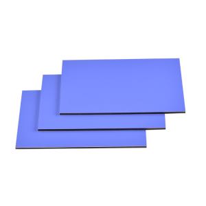 4.5kg/m2 Silver Sparkle Aluminum Composite Panel 3mm Thickness