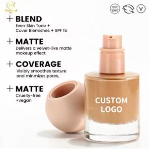 Customizable Lightweight Long-Lasting Foundation Makeup Full Coverage Natural