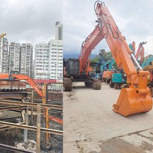 Telescopic Boom Wheel Excavator With Better Welding Performance