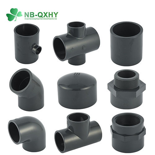 Round Head Code Equal Full Size DIN Pn16 Plastic Fitting PVC Pipe for Water Supply