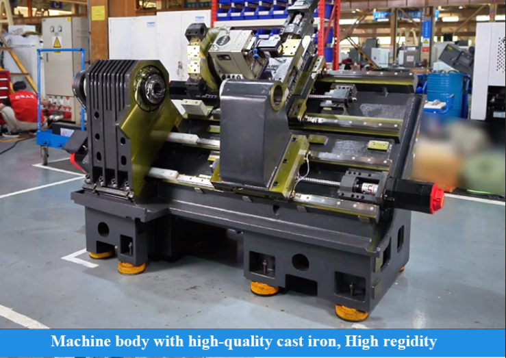 SMTCL Slant Bed CNC Lathe T5.2-1000Q BMT 8 Positions Servo Turret Servo Drive