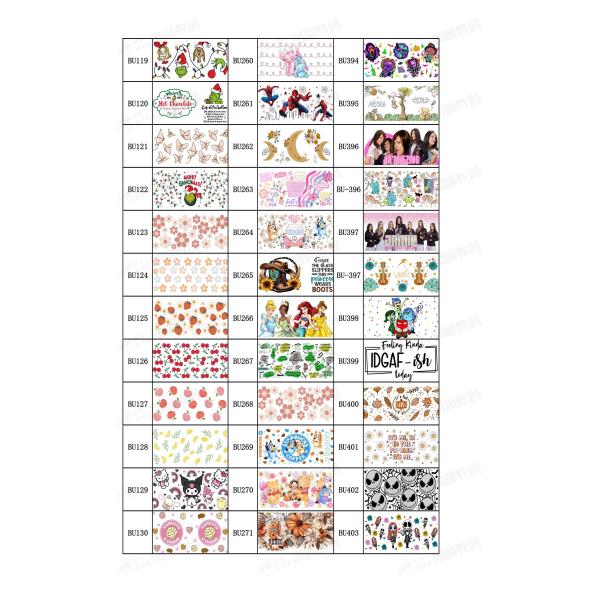 UV Ink AB Film Valentine'S Day Sticker DTF UV Weatherproof