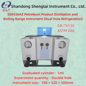 SD6536AZ Boiling Range Distillation Tester Double Hole Refrigeration Petroleum