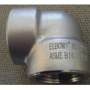Wholesale stainless ASTM A182 F321 threaded elbow from china suppliers