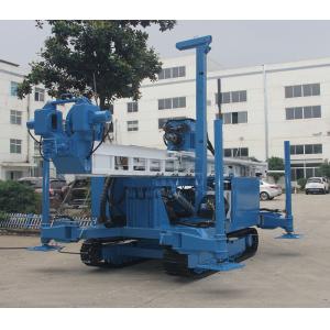 Multi Function Water Well Drilling Rig Track Mounted 200m Deep Water Hole