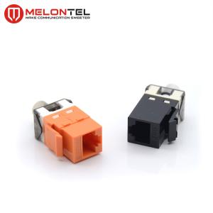 Wholesale 180 Degree Rj45 Female Connector MT 5114 ，Krone IDC UTP Cat6 Modules Jack from china suppliers