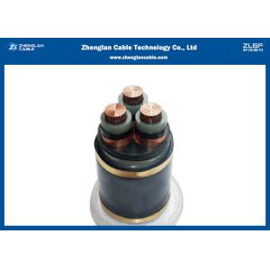 Wholesale 18/30KV Armoured MV 3 Cores Power Cable with XLPE Insulated （CU/NYBY/N2XBY）Nominal Section：50~630mm² from china suppliers