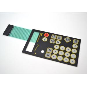 PET Material Embossed Tactile Metal Dome Membrane Switch Anti - Corrosion