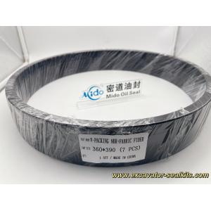 China V-Packing NBR+FABRIC FIBER Excavator Seal Kits on sale