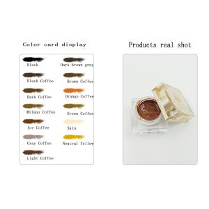 OEM Semi-Cream Microblading Eyebrow Practice Tattoo Cream Ink Pigment For