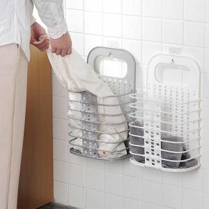 Hollow Practical Collapsible Laundry Hamper Sonsill Wall Mounted Durable