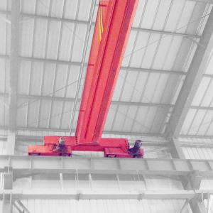 Workshop Wireless Remote Control Single Girder Overhead 10 Ton Bridge Crane