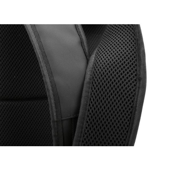 Smart USB Laptop Backpack Custom Logo 20L-39L Black / Grey For Men