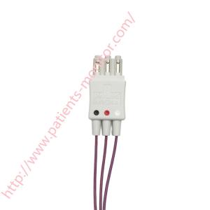 Philipph M1624A ECG Lead Set Unshielded 3 Lead Miniclip AAMI 0.7M 989803144941