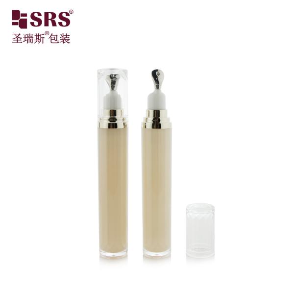 LR001-15ML Painted Custom Color Luxury Clear Acrylic Eye Serum Bottle Packaging