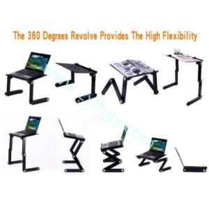 Cxfhgy Laptop Table Stand With Adjustable Folding Ergonomic Design Stand