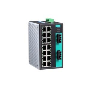 Efficient Moxa EDS-316 unmanaged Ethernet switches 16-port 1.25Mbits