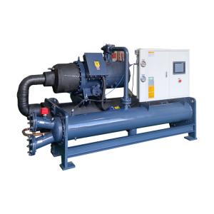 Wholesale R22 / R407C Water Cooled Screw Chiller 280kw Glycol Chiller System 70HP from china suppliers