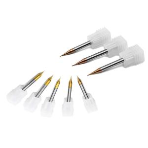 Finishing Surface Cutting Tungsten Carbide End Mill For CNC Milling Machines