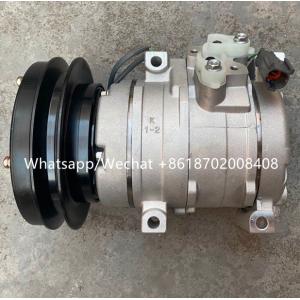 10S15C Auto Ac Compressor for Komatsu Excavator OEM : 447220-4052 / 447220-4053