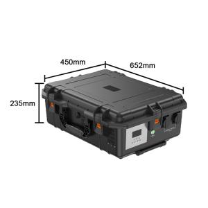 48V Portable Power Station With Solar Panel / Inverter / Charging Options /